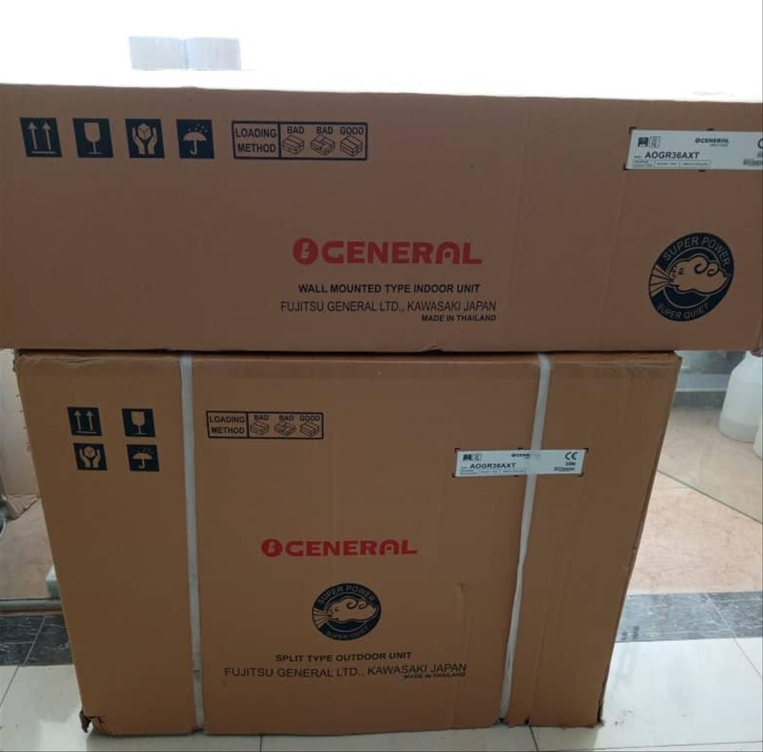 کولر 36هزار اوجنرال T3مدل ASGA36UNWA/AOGA36UNWAH|کولر گازی و فنکوئل|ایذه, |دیوار