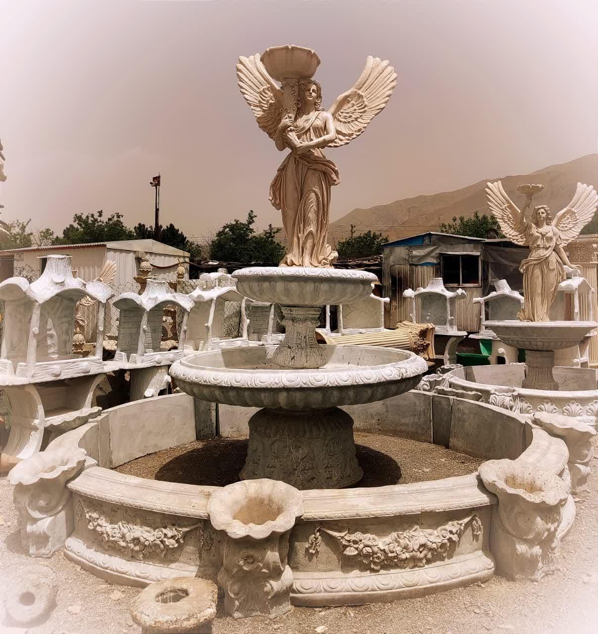 آبنما پاشوردار بتن گلاس مقاوم شیک سنگین مجلل|مصالح و تجهیزات ساختمان|تهران, شهرک دانشگاه|دیوار