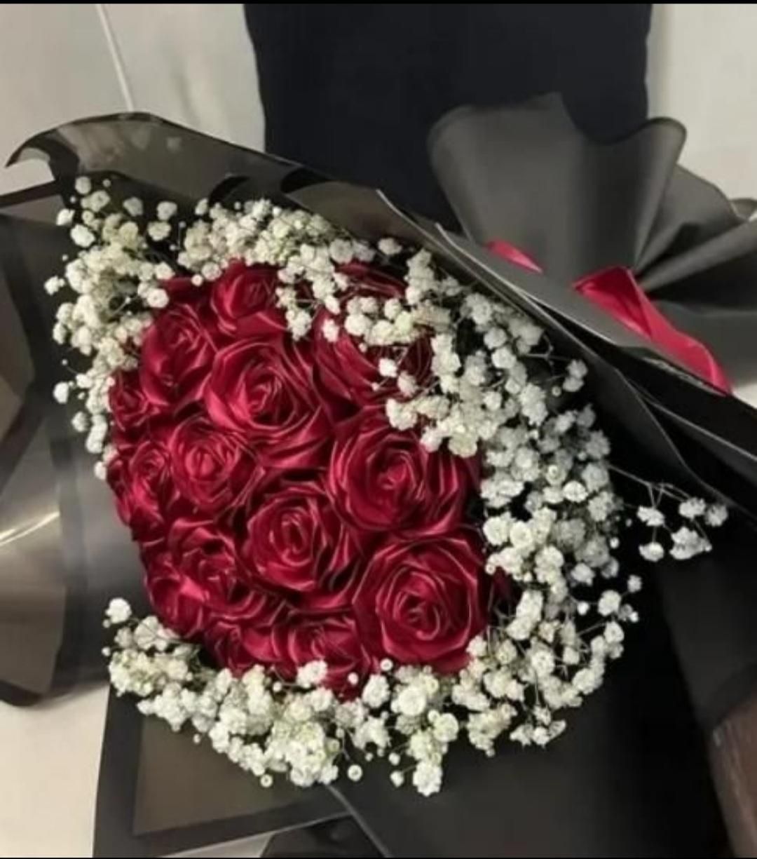 گل با روبان|گل مصنوعی|کرمان, |دیوار
