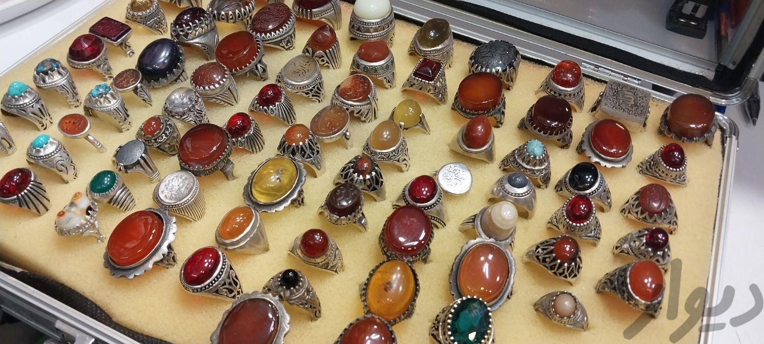 تعدادی انگشترهای نقره، کلکسیونی|جواهرات|تهران, نارمک|دیوار