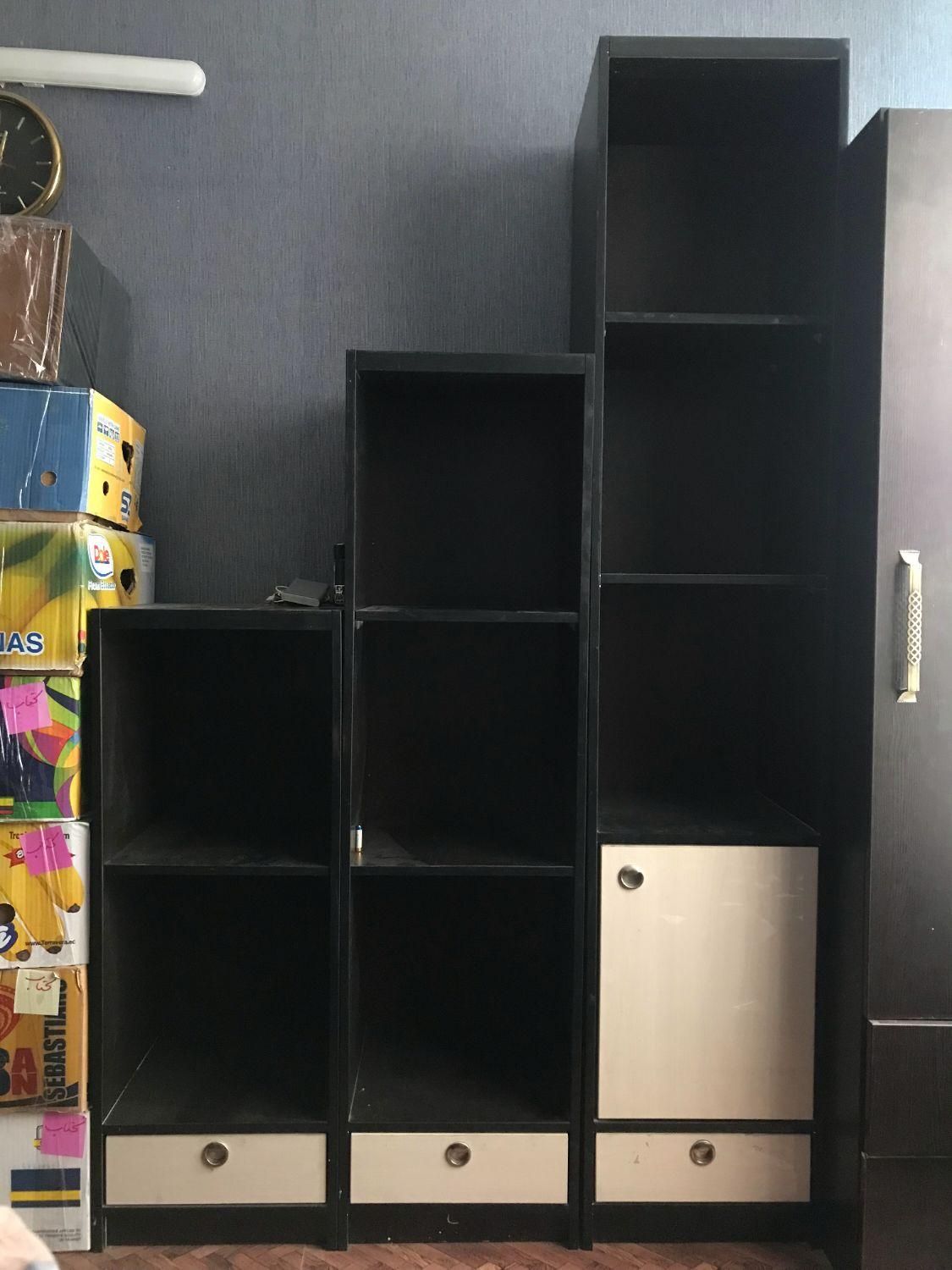 کتابخانه پله ای تمام ام دی اف|کتابخانه، شلف، قفسه‌های دیواری|تهران, نارمک جنوبی|دیوار