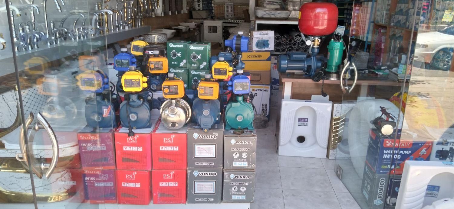 پمپ آب همراه با اتوماتیک|مصالح و تجهیزات ساختمان|پارسآباد, |دیوار