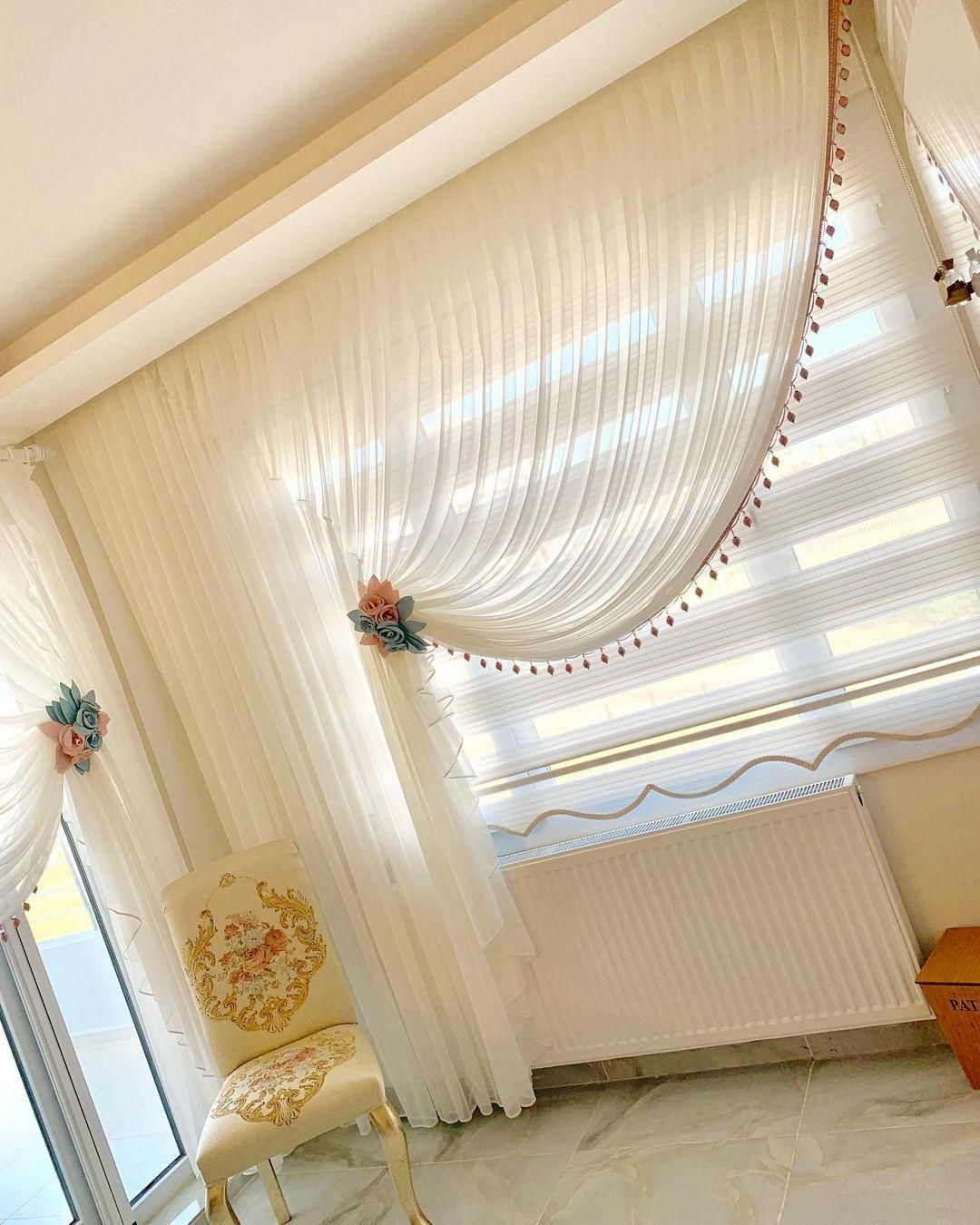 حریر ساده پرده فیضی (نقد و اقساط)|پرده، رانر، رومیزی|تبریز, |دیوار