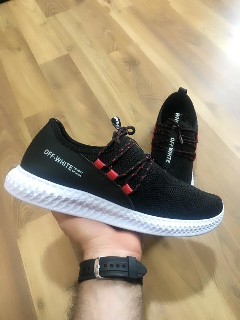 کتونی افوایت مشکی طوسی offwhite|کیف، کفش، کمربند|تهران, شهرک آزمایش|دیوار