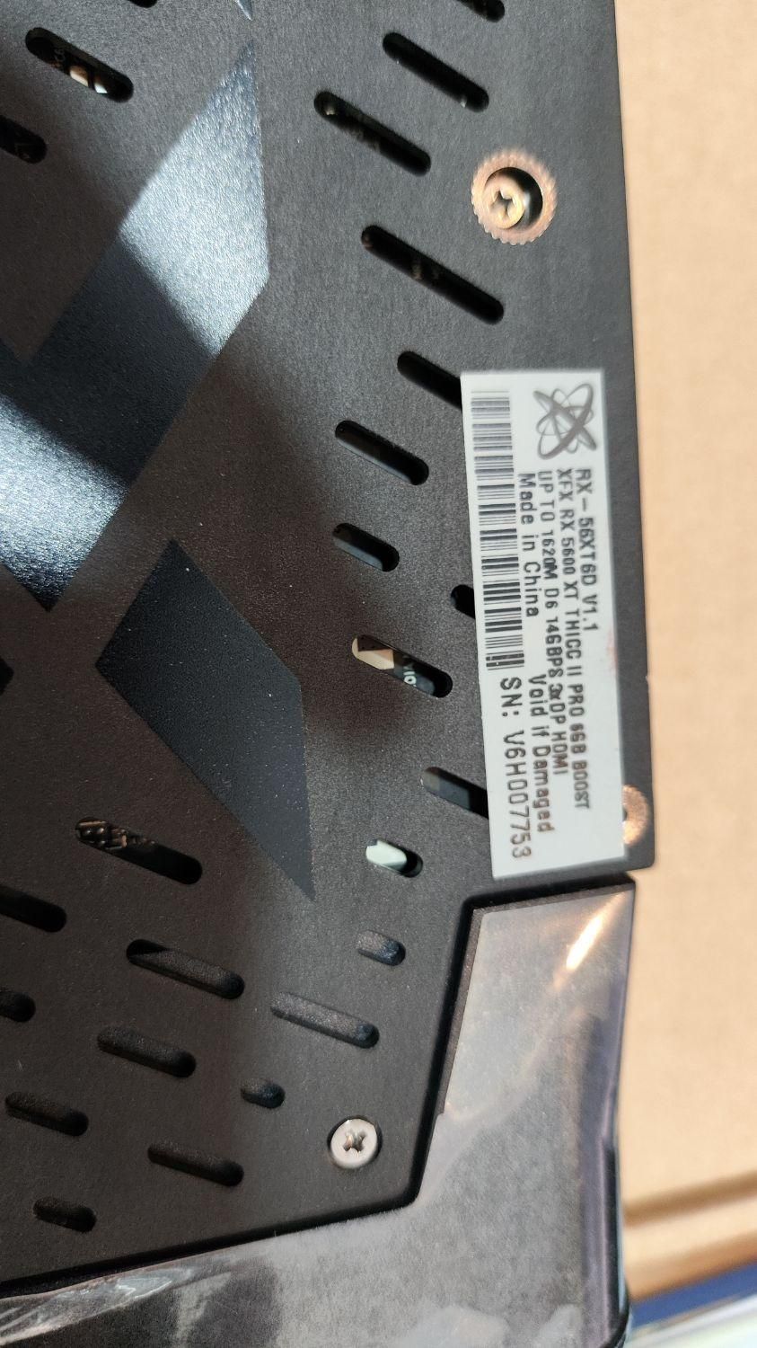 xfx Rx 5600xt 6G تمیز و در حد نو واقعی|قطعات و لوازم جانبی رایانه|بجنورد, |دیوار