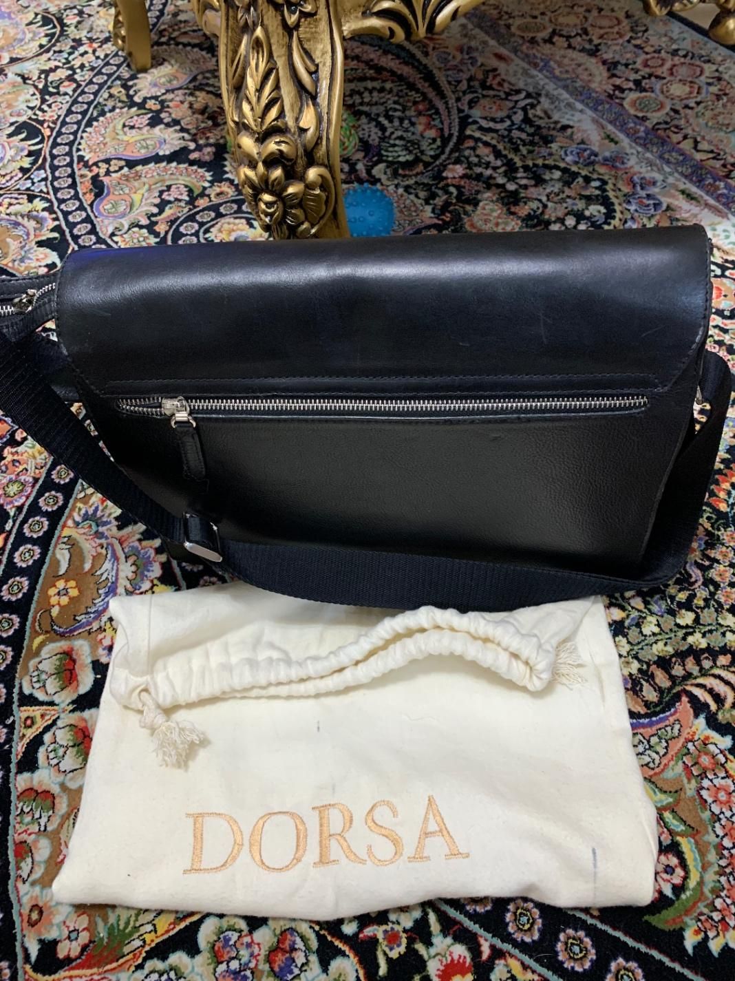 کیف کراس بادی مشکی چرم درسا Dorsa Leader|کیف، کفش، کمربند|تهران, دریاچه شهدای خلیج فارس|دیوار