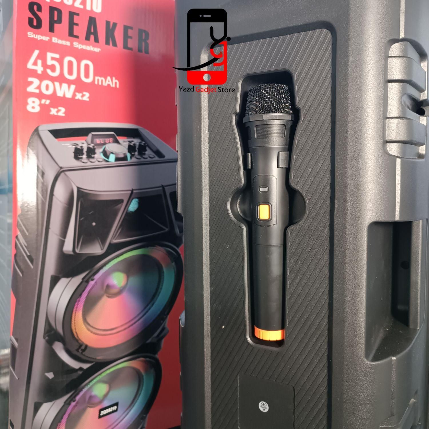 اسپیکر بلوتوثی/ZQS 8210/گارانتی 18ماه/بلندگو/باند|سیستم صوتی خانگی|یزد, |دیوار