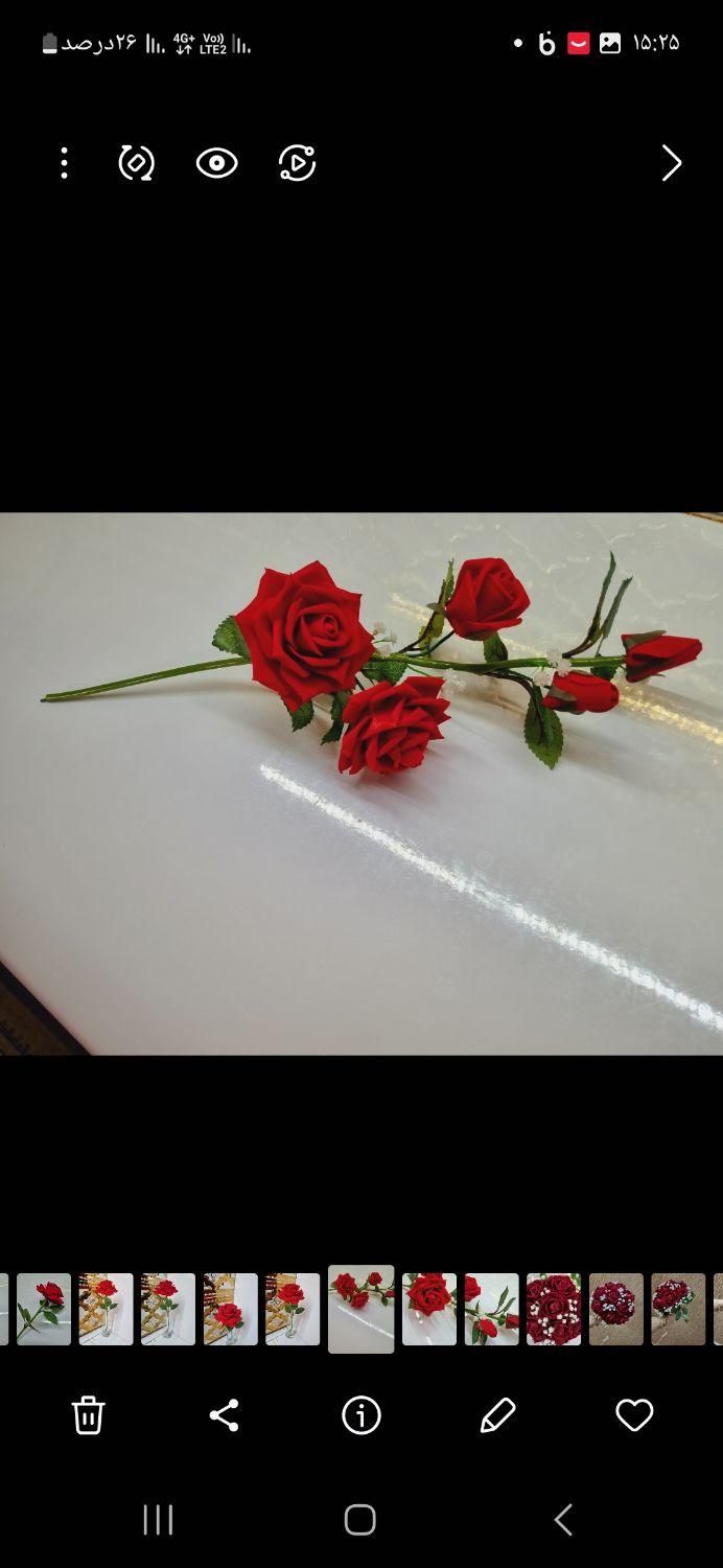 شاخه گل رز مخمل|گل مصنوعی|تهران, مولوی|دیوار