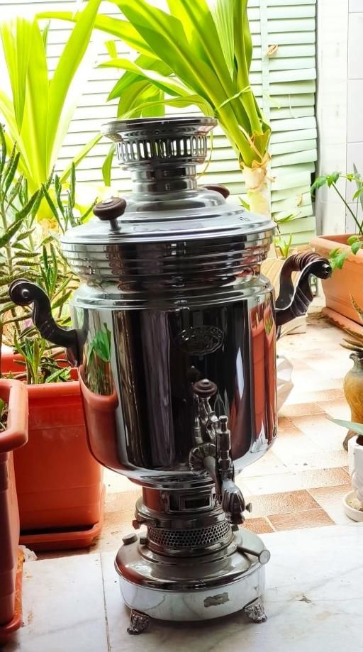 سماور نفتی 12لیتری برنجی  نوستالژی|سماور، چای‌ساز، قهوه‌ساز|یزد, |دیوار