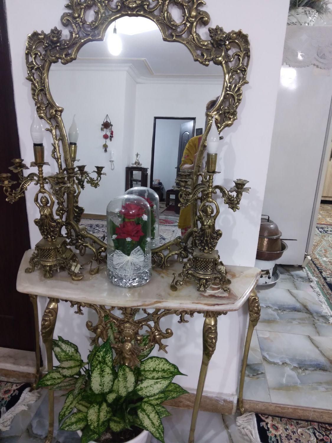 اینه وشمعدان|آینه|تنکابن, |دیوار