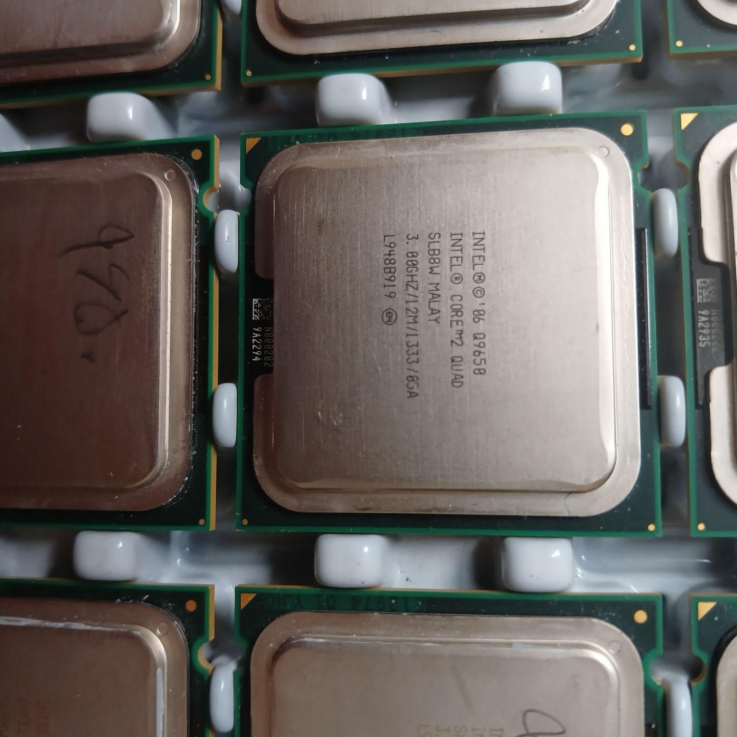 تعدادی CPU QUAD Q9650 Q9550 کاملا سالم|قطعات و لوازم جانبی رایانه|تهران, زنجان جنوبی|دیوار