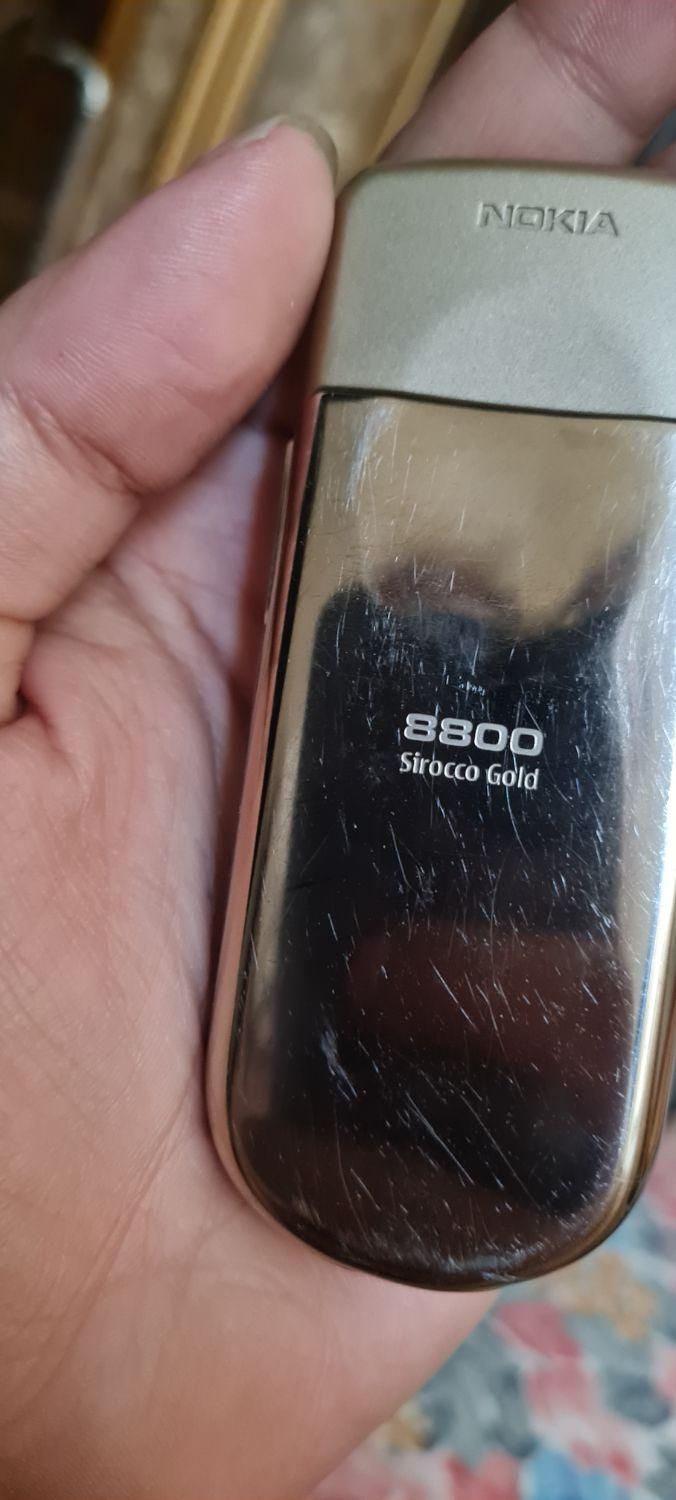 8800 sirocco gold nokia|موبایل|تهران, پرستار|دیوار