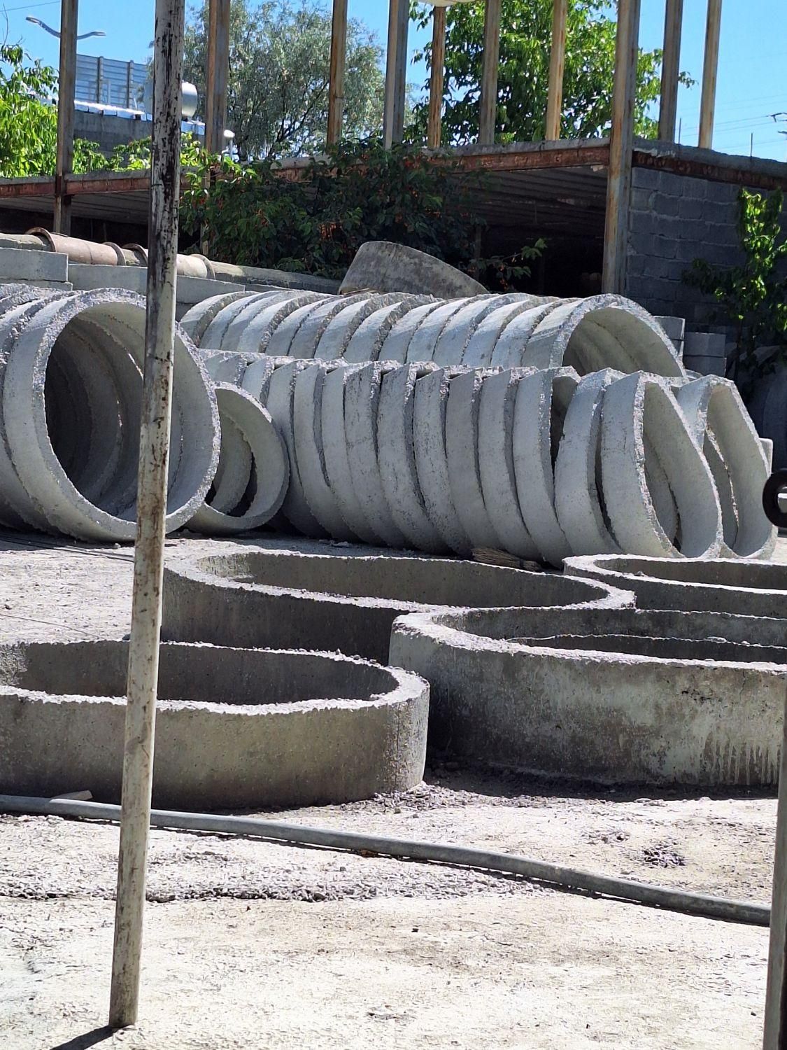 عباسی حلقه چاه بلوک لوله سیمانی بتن|مصالح و تجهیزات ساختمان|سنندج, |دیوار