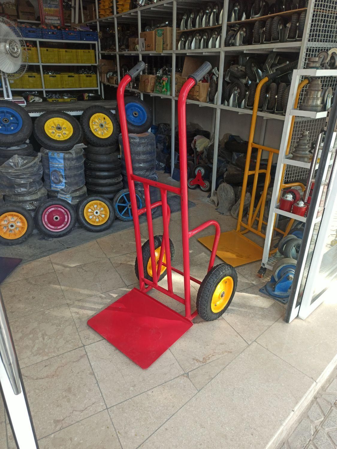 گاری دوچرخ توپر گاری دستی دوچرخ توپر سایز بزرگ|ابزارآلات|مشهد, کوشش|دیوار