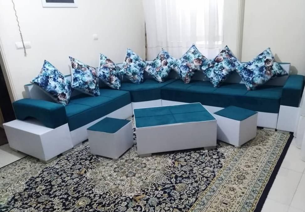 مبل ال راحتی فانتزی کم جا|مبلمان خانگی و میز عسلی|تهران, شهرک شریفی|دیوار