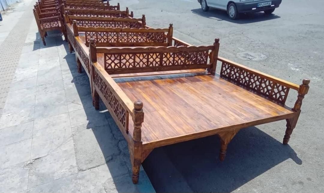 تخت سنتی کد3257|مبلمان خانگی و میز عسلی|اصفهان, حصه جنوبی|دیوار