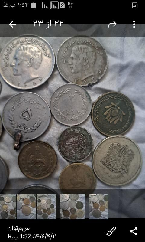 سکه قدیمی خارجی|کلکسیون سکه، تمبر، اسکناس|قرچک, |دیوار
