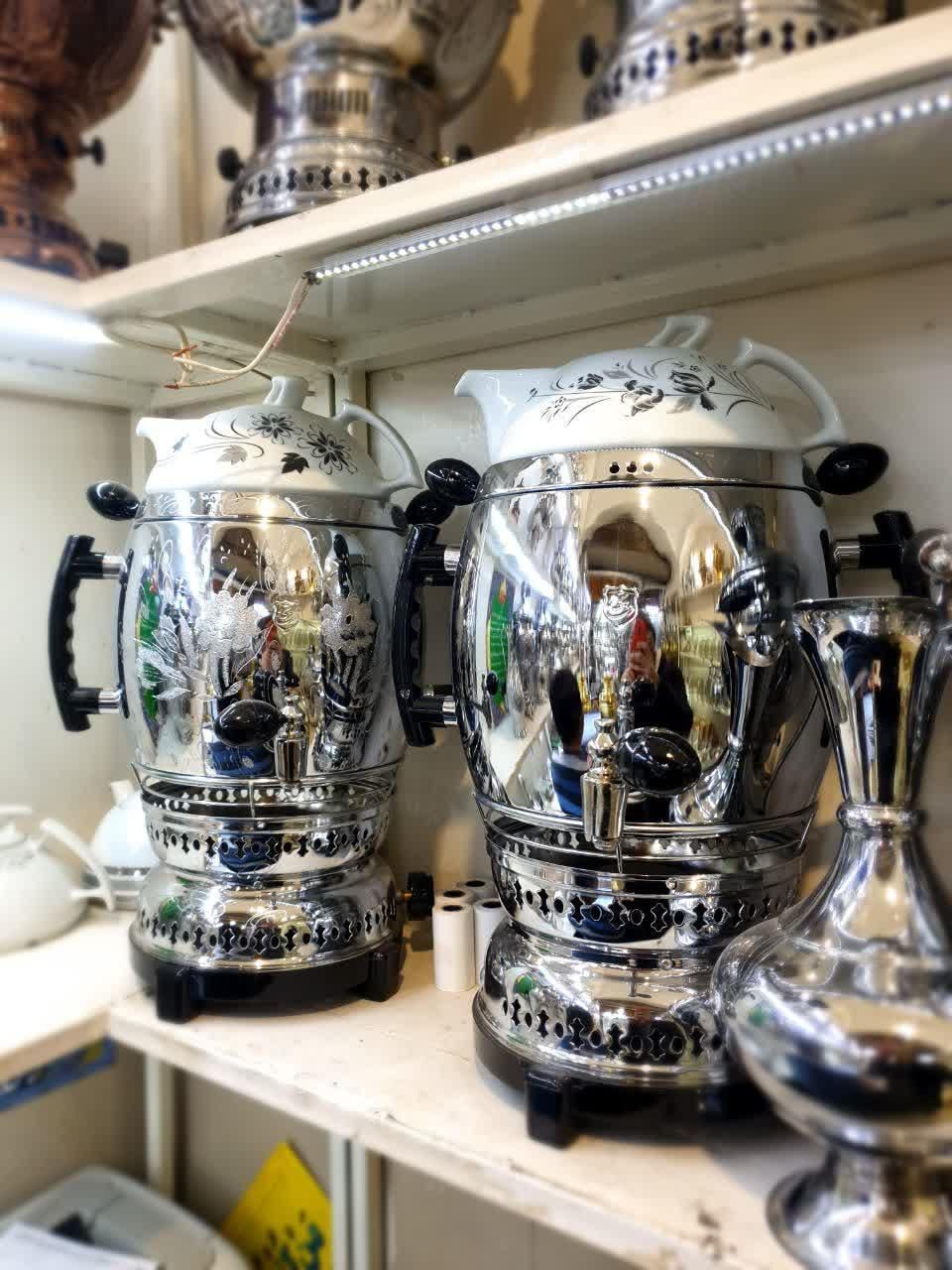 سماور ذغالی shikبرنجی زغالی منقل سماوری گازی|کلکسیون اشیاء عتیقه|تهران, آجودانیه|دیوار