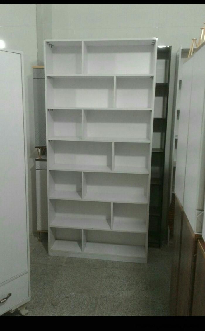 ست و زنبوری کتابخانه قفسه صنایع چوب و فلز حنفی|کتابخانه، شلف، قفسه‌های دیواری|قم, نیروگاه|دیوار