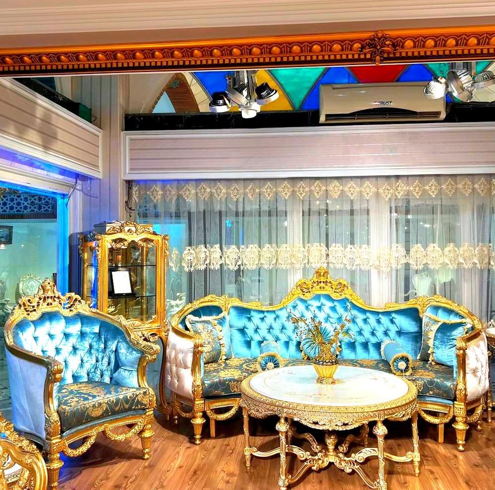 مبل تندیس استیل ترلان سلطنتی|مبلمان خانگی و میز عسلی|یزد, |دیوار