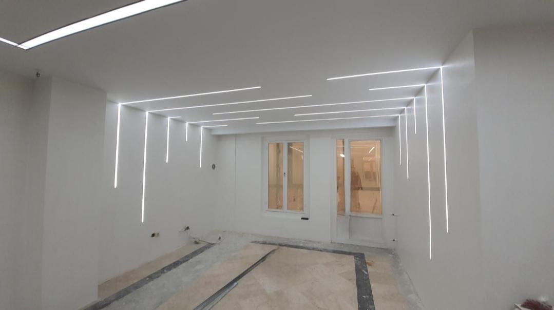 نصب انواع لاینر/لاین نوری/نور خطی/چراغ خطی کد ۱۳|ریسه و چراغ تزئینی|ری, صالحآباد شرقی|دیوار