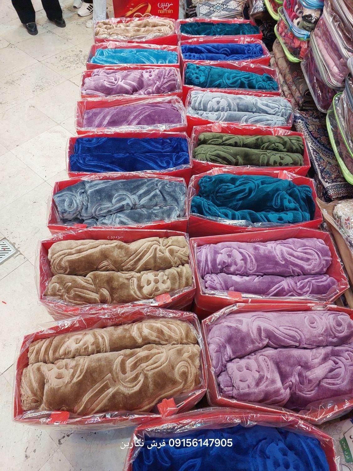 پتو نرمینه کارتنی دو نفره رنگبندی کامل|رختخواب، بالش، پتو|مشهد, امیر|دیوار