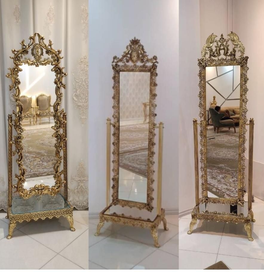 آینه ایستاده قدی کنارسالنی آینه قدی طرح برنزی|آینه|مشهد, طلاب|دیوار