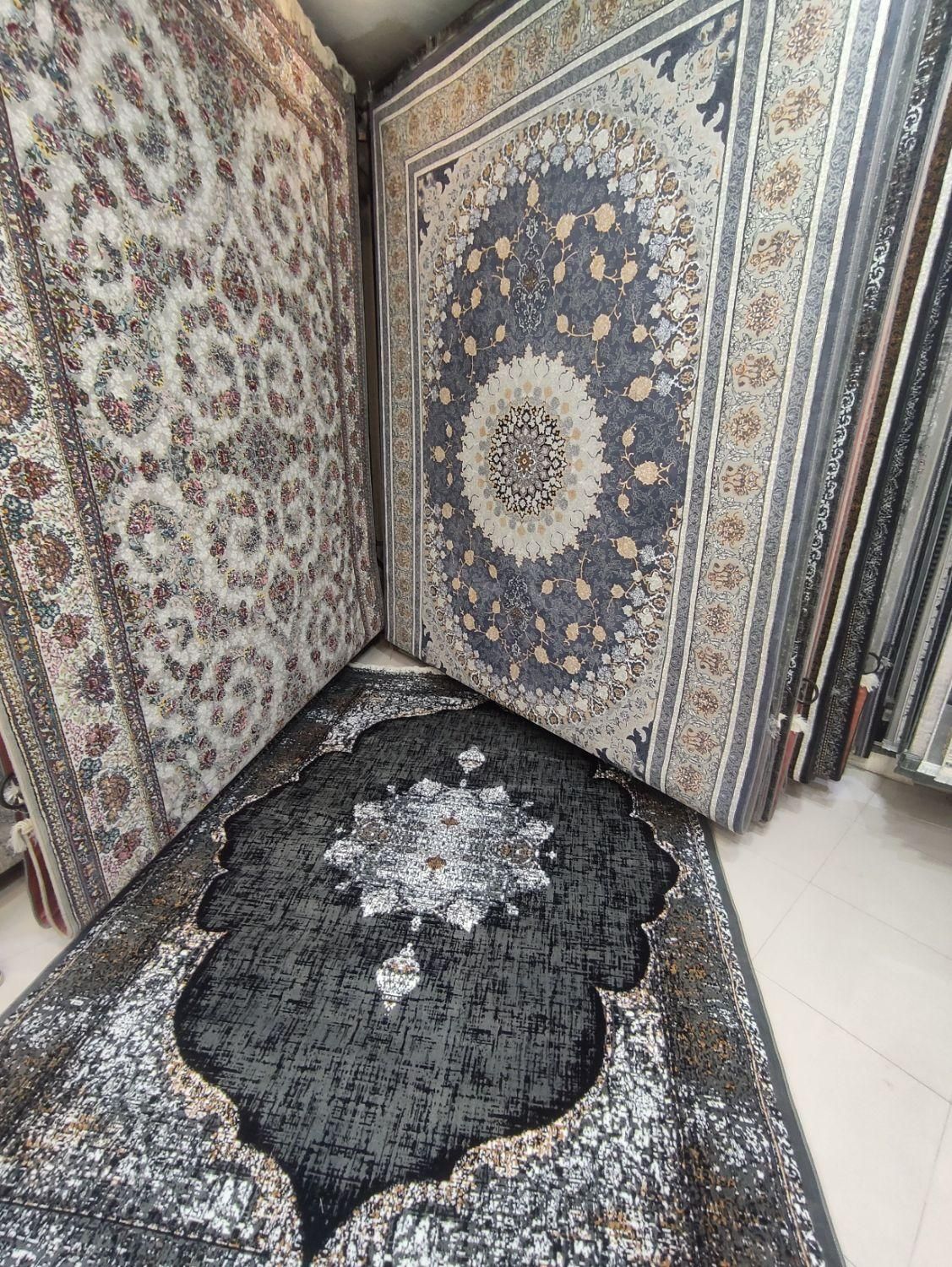 فرش۱۲ متری ترنج افشان رنگبندی متنوع معاوضه ، تعویض|فرش|مشهد, گلبرگ شمالی|دیوار