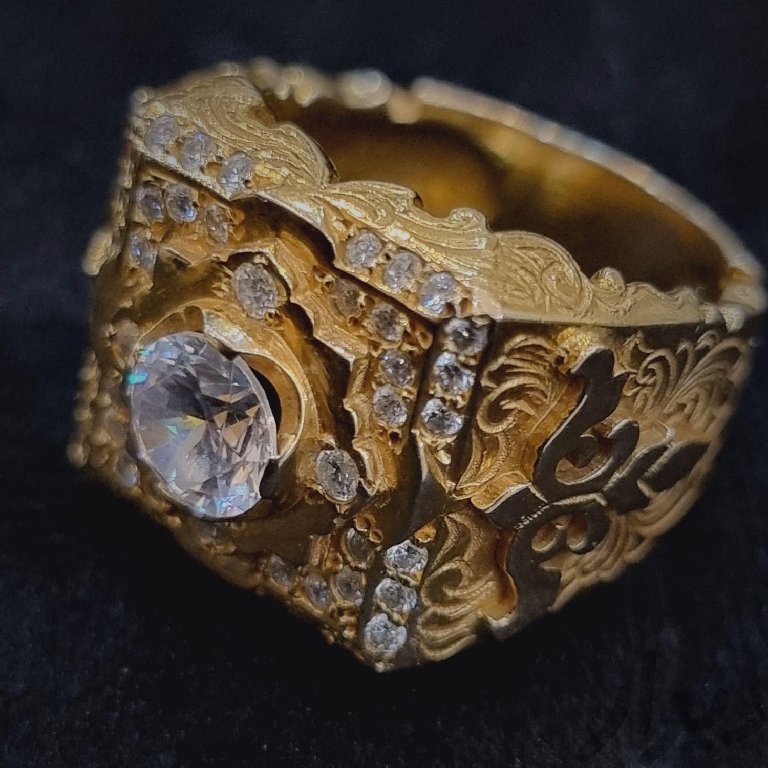 انگشتر طلا با نگین الماس|جواهرات|تهران, الهیه|دیوار
