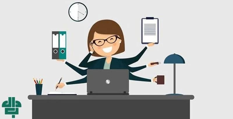 منشی و همکار خانم %90 دورکاری|استخدام اداری و مدیریت|تهران, ونک|دیوار