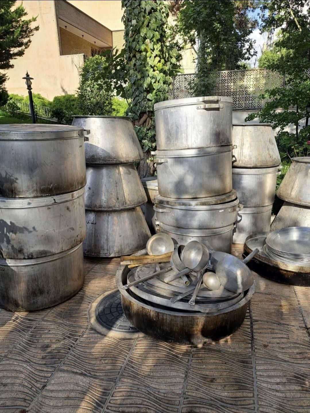 خریداروفروش دیگ روحی مسی پاتیل آبکش سینی|ظروف پخت‌وپز|تهران, نازی‌آباد|دیوار