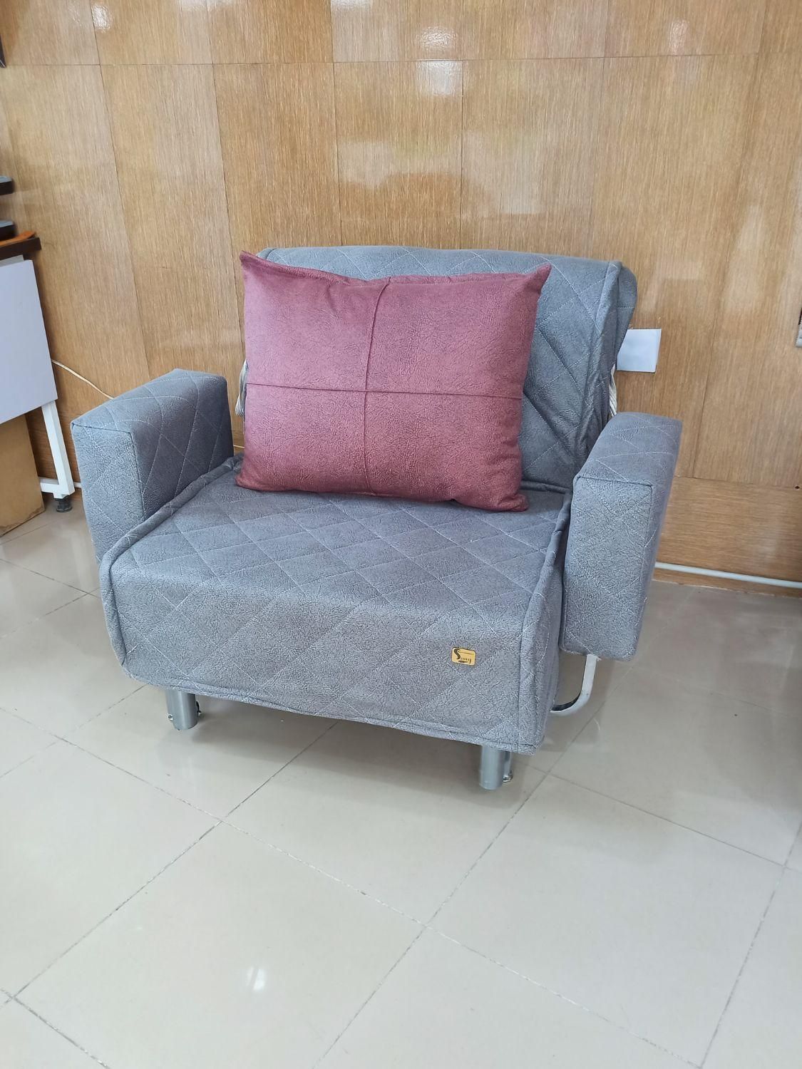 مبل تختخوابشو یکنفره شرکتی/تختشو رویال/کاناپه تک|مبلمان خانگی و میز عسلی|کرمانشاه, |دیوار