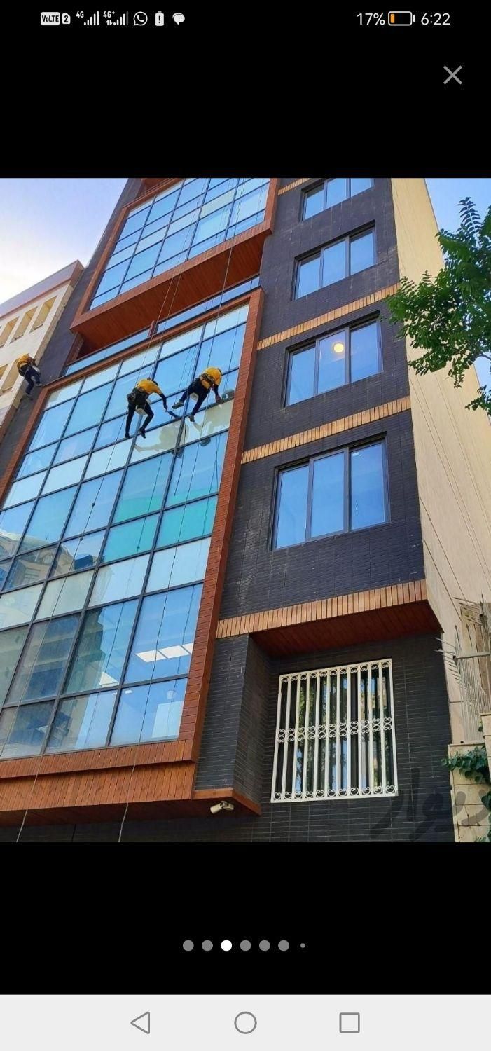 شرکت کار در ارتفاع با طناب شستشو پیچ رولپلاک راپل|خدمات پیشه و مهارت|کرمان, |دیوار