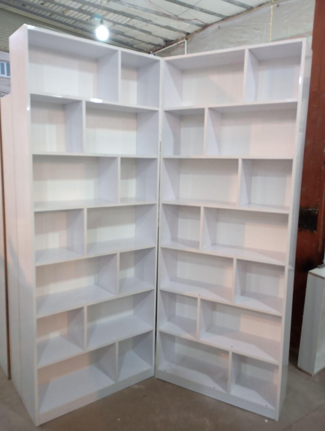 کتابخانه شبکه ای|کتابخانه، شلف، قفسه‌های دیواری|قم, امامزاده ابراهیم|دیوار