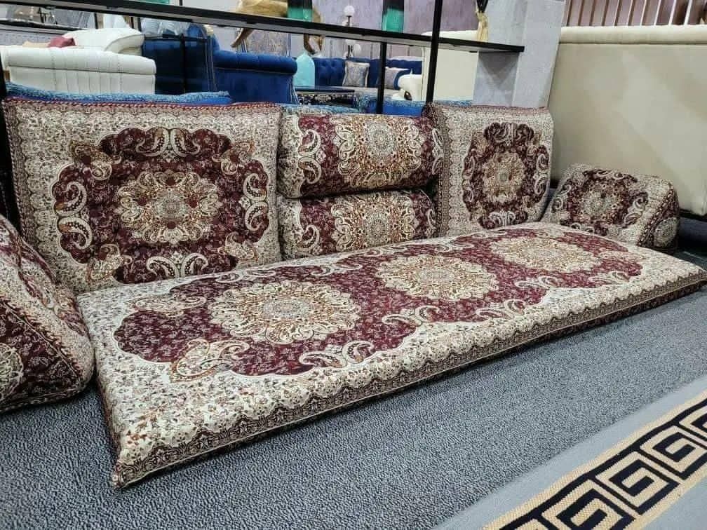 پشتی ترمه شاه نشین طرح میخک کد ۱۲|پشتی|مشهد, وکیلآباد|دیوار