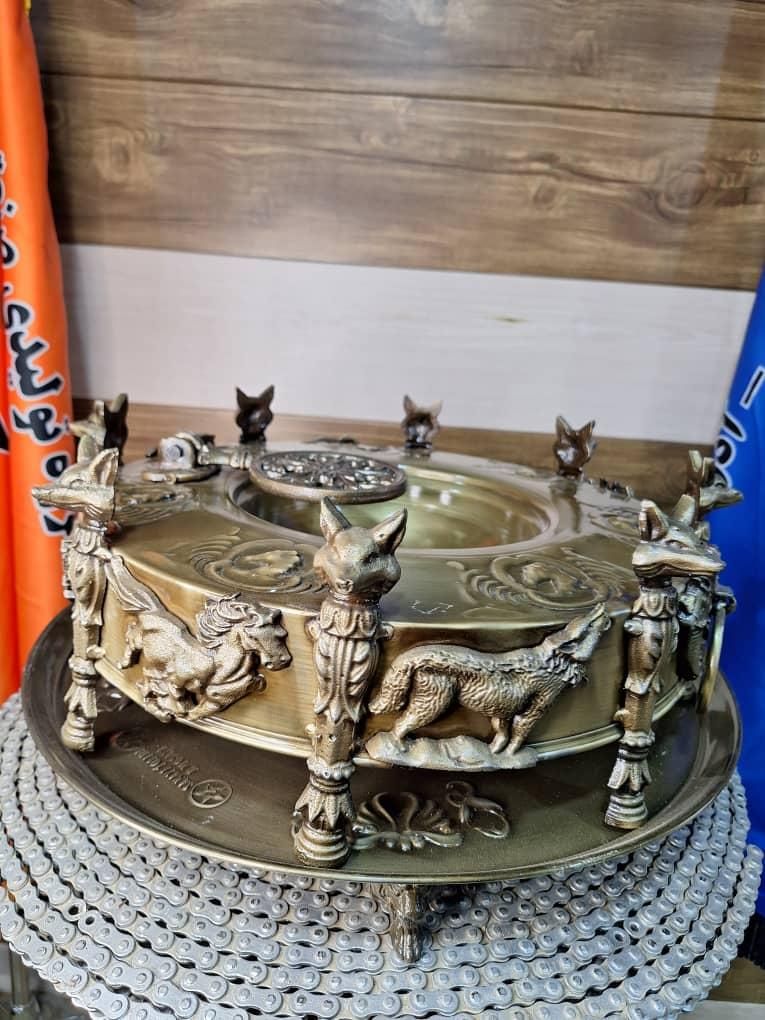 منقل ذغالی زغالی viyana سماوری برنجی مسی|صنایع دستی و سایر لوازم تزئینی|اصفهان, دستگرده|دیوار