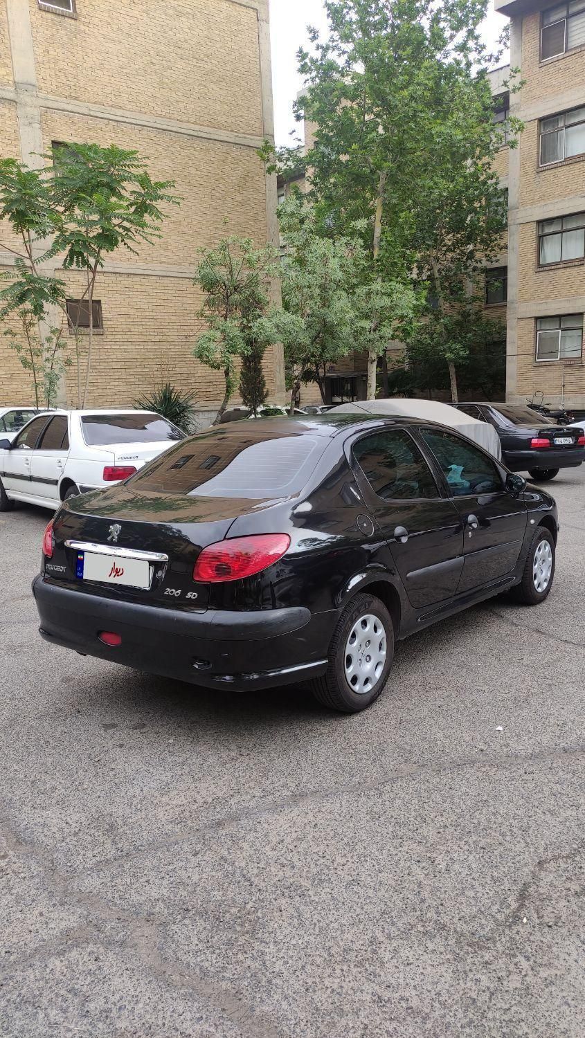 پژو 206 SD V9 اتومات، مدل ۱۳۹۰|خودرو سواری و وانت|تهران, نارمک|دیوار