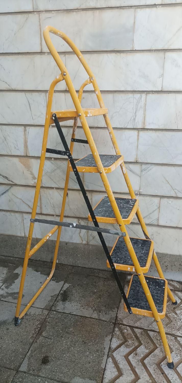نردبان ۵ پله مناسب برای کاردرمنزل|ابزارآلات|قروه, |دیوار