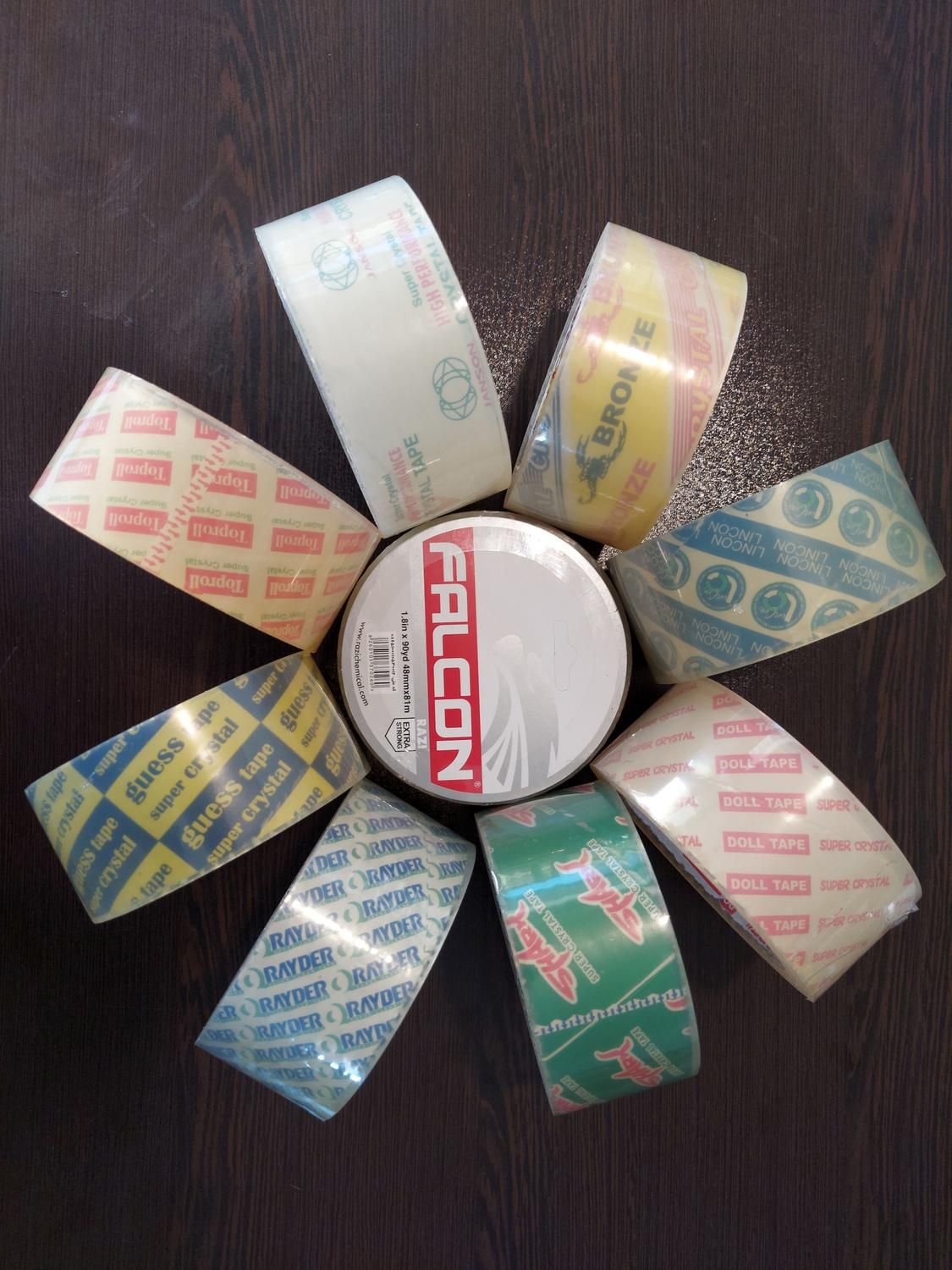 چسب نواری 5سانتی 38 میکرون شارک کریستال پهن فالکون|عمدهفروشی|تهران, جوادیه تهرانپارس|دیوار