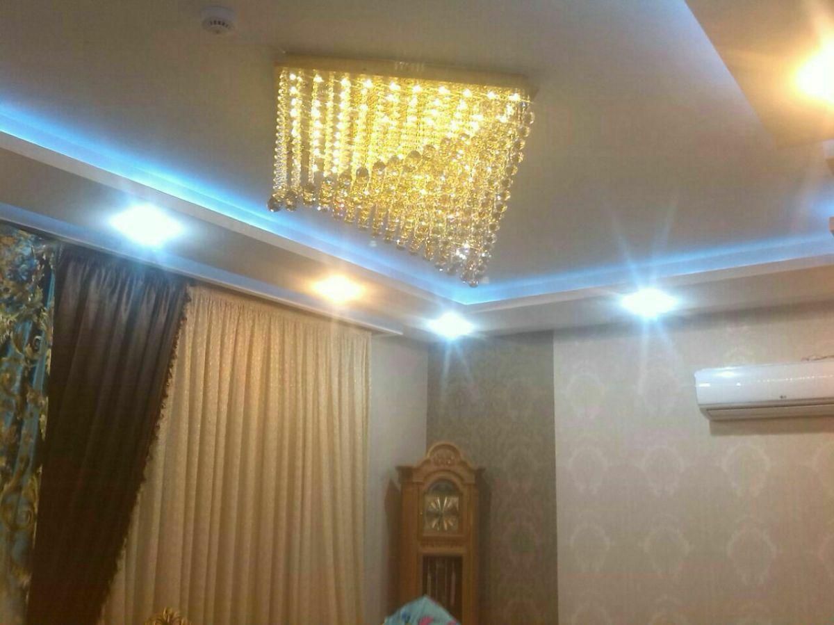 لوستر ال ای دی طلایی  تولیدی پاسارگاد|لوستر و چراغ آویز|مشهد, چهارچشمه|دیوار