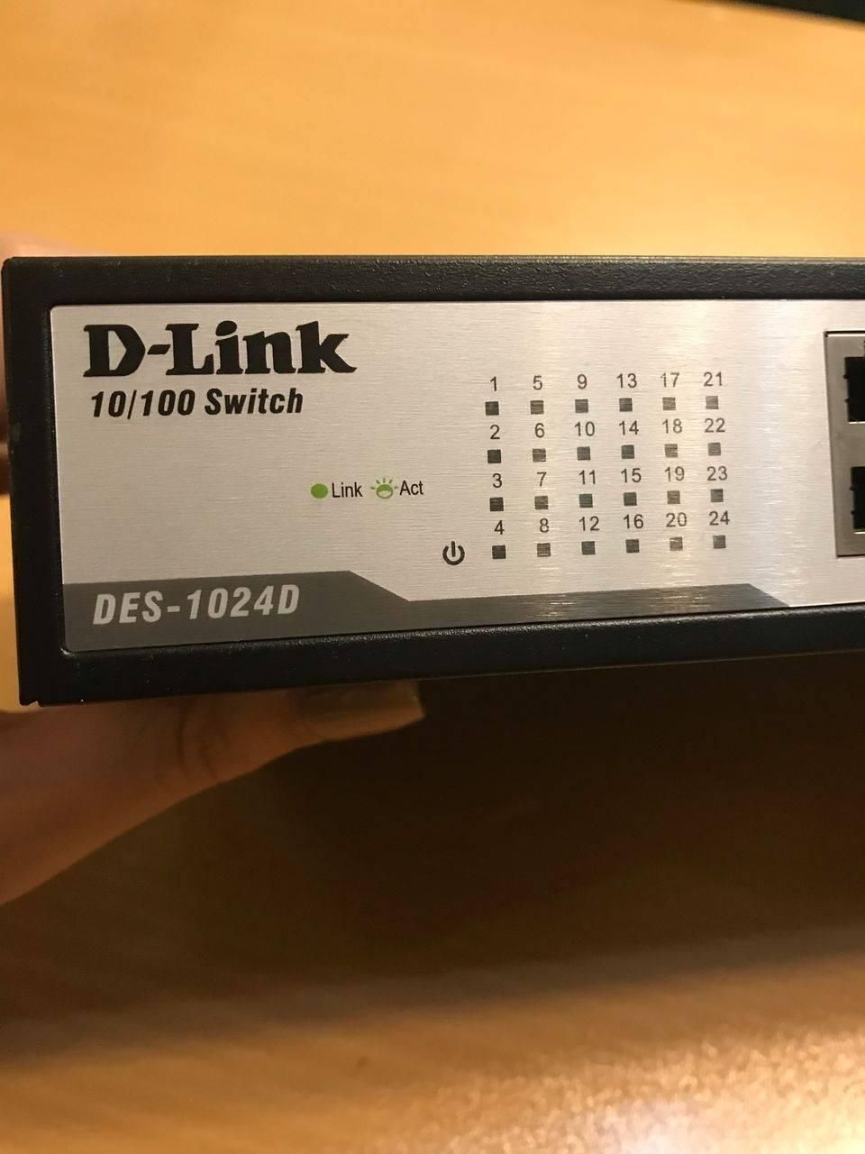 سوییچ 24 پورت  D-Link 24-Port 10/100 DES-1024D|مودم و تجهیزات شبکه|تهران, بهجت‌آباد|دیوار