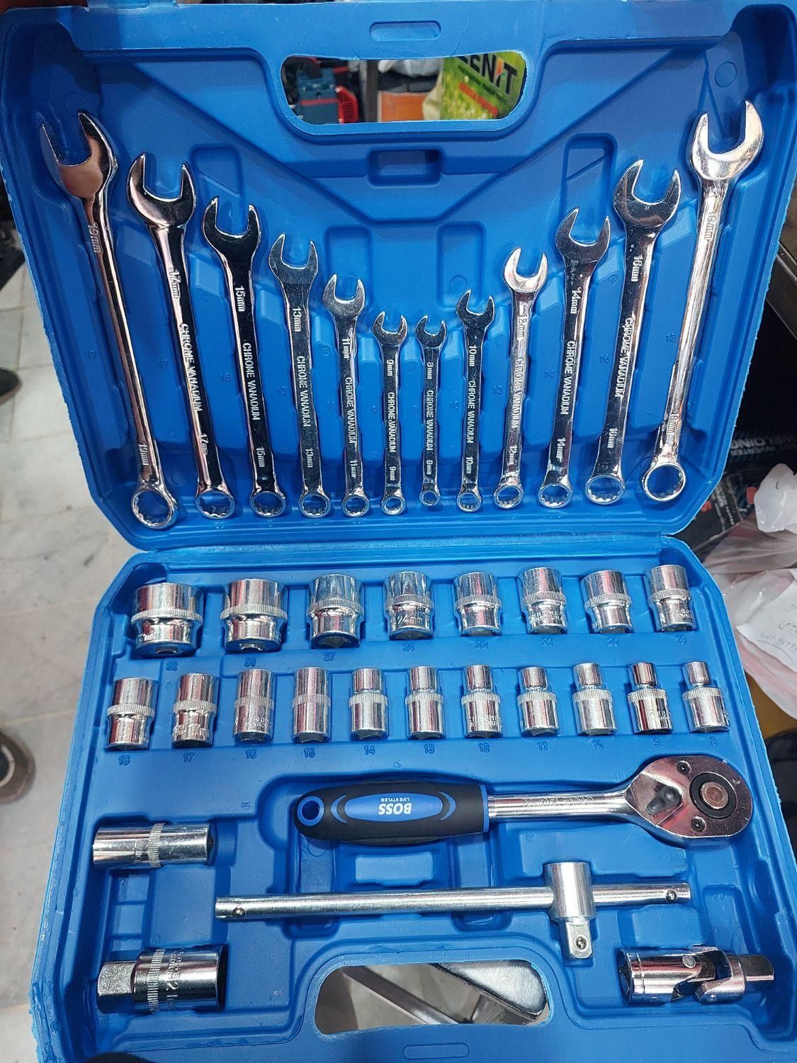 جعبه بکس فشارقوی و جعبه اچار باس ۳۷پارچ جعبه ابزار|ابزارآلات|شیراز, بازار|دیوار