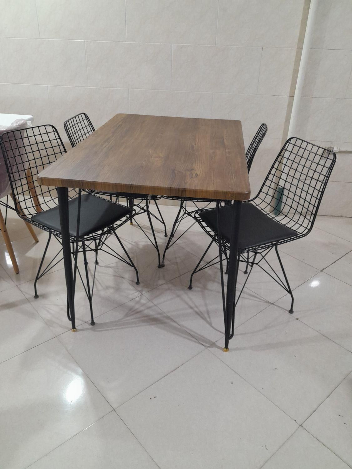 صفحه میزدوبل پایه فلزتوپی//مدل شانار|میز و صندلی غذاخوری|گرگان, |دیوار