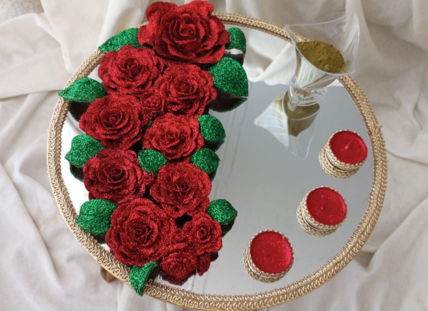 گل حنا|گل مصنوعی|آباده, |دیوار