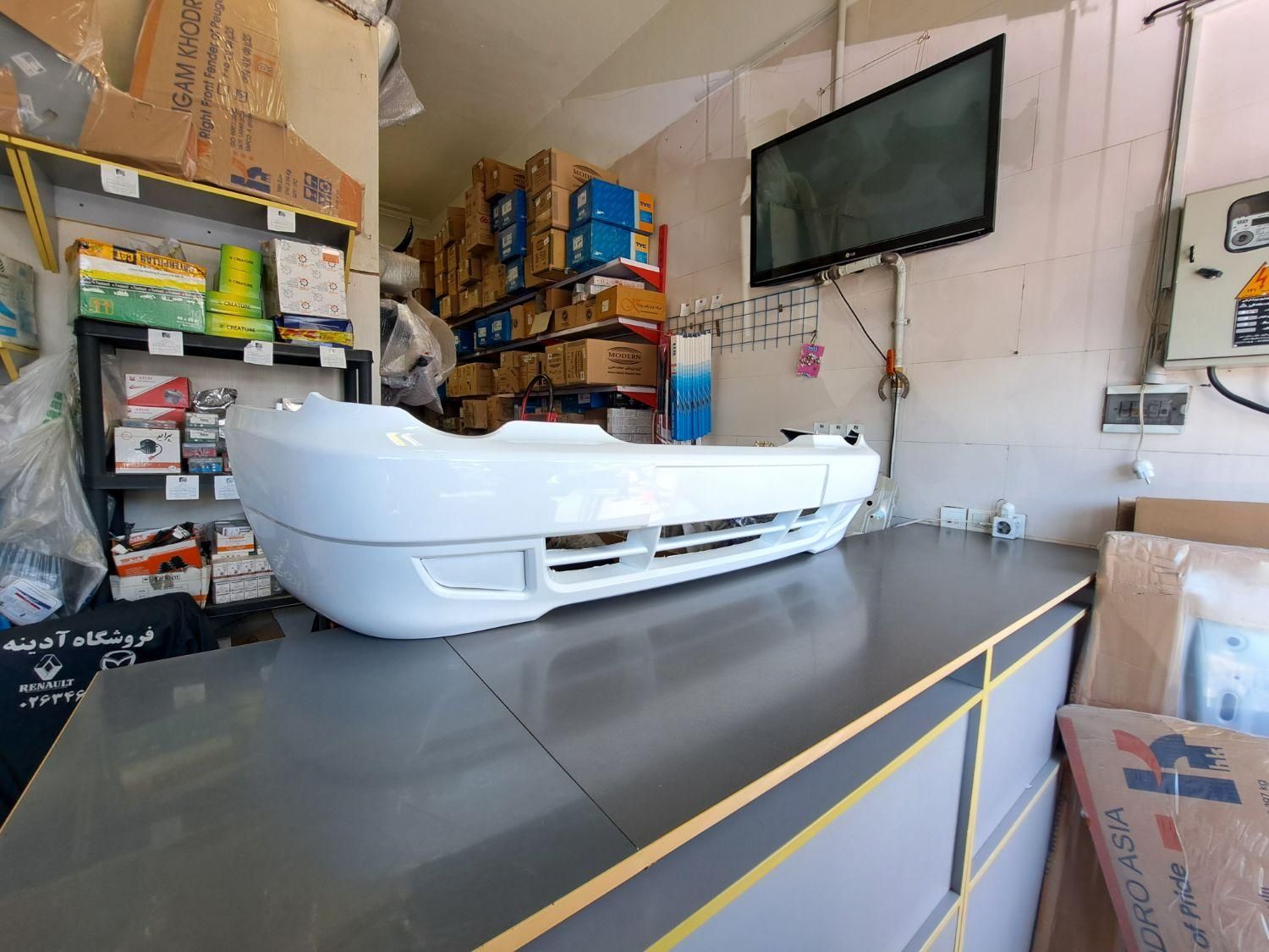 سپر جلو پراید ۱۳۲ ۱۱۱ رنگی (آکبند)|قطعات یدکی و لوازم جانبی|کرج, گلشهر|دیوار