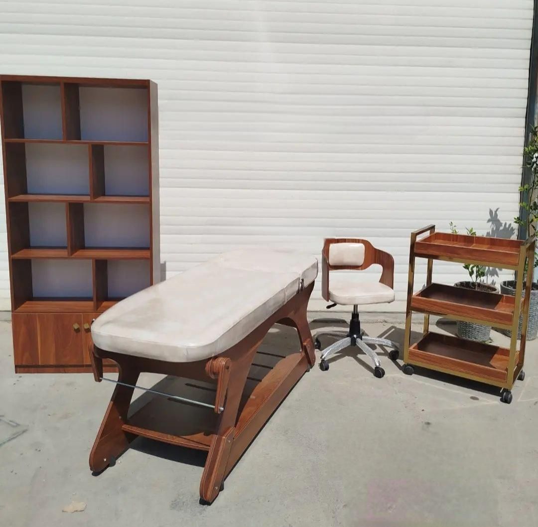 تخت مژه/تخت اپیلاسیون/تخت دوتیکه/تخت/|آرایشگاه و سالن‌های زیبایی|شیراز, میانرود|دیوار