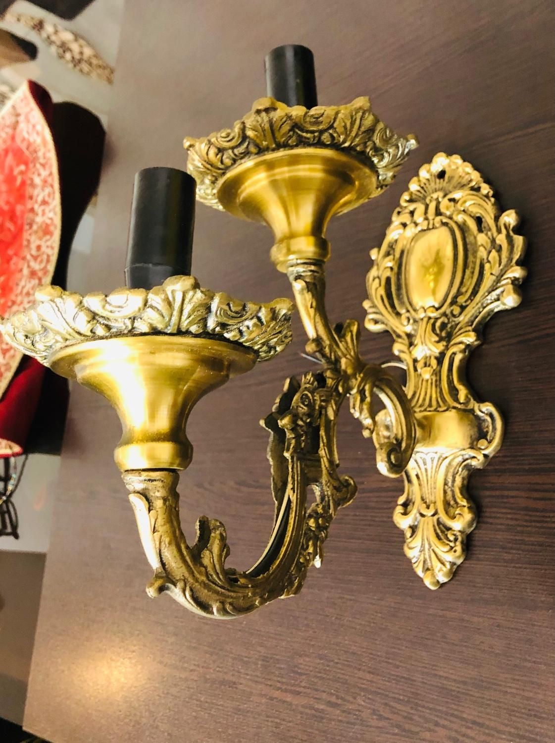 دیوارکوب برنزی نو و قدیمی|لوستر و چراغ آویز|لاهیجان, گلستان|دیوار