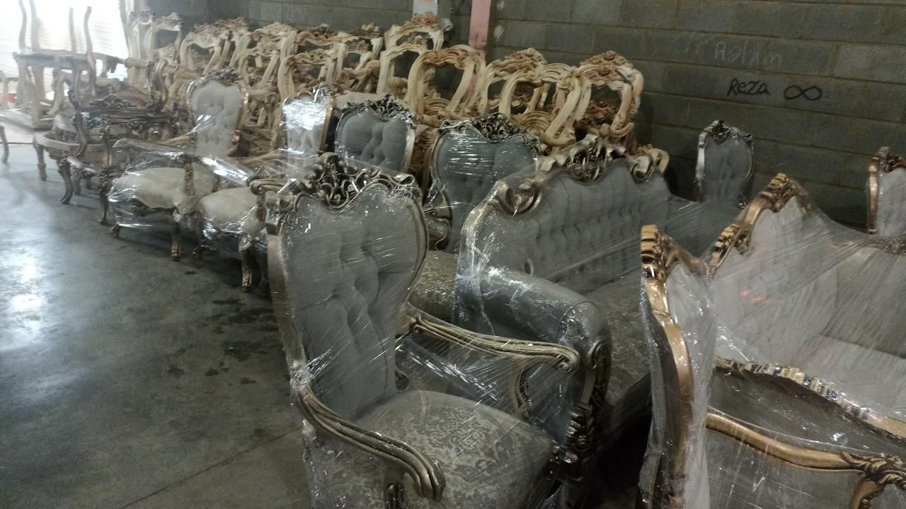 مبل کلاسیک استیل9نفره سلطنتی(افسون اصلی2)|مبلمان خانگی و میز عسلی|تهران, یافت‌آباد|دیوار