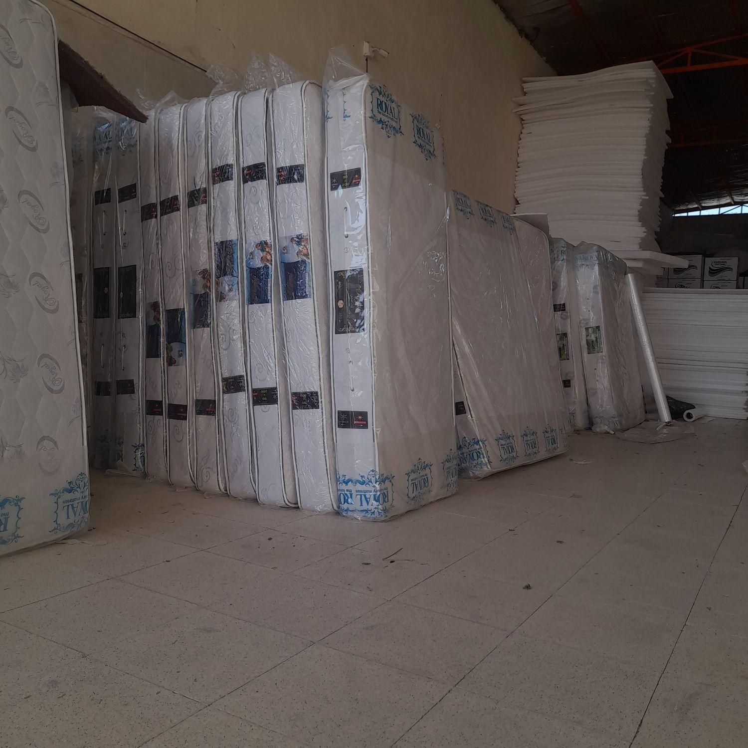 تشک روبال با پارچه پفکی|تشک تختخواب|اصفهان, شیخ اشراق|دیوار