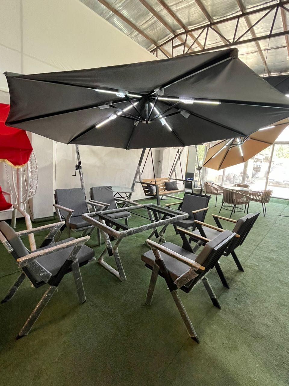 چتر آتشدان چوبی باغی تمام چدن سایبان|کوهنوردی و کمپینگ|تهران, تهرانسر شرقی|دیوار